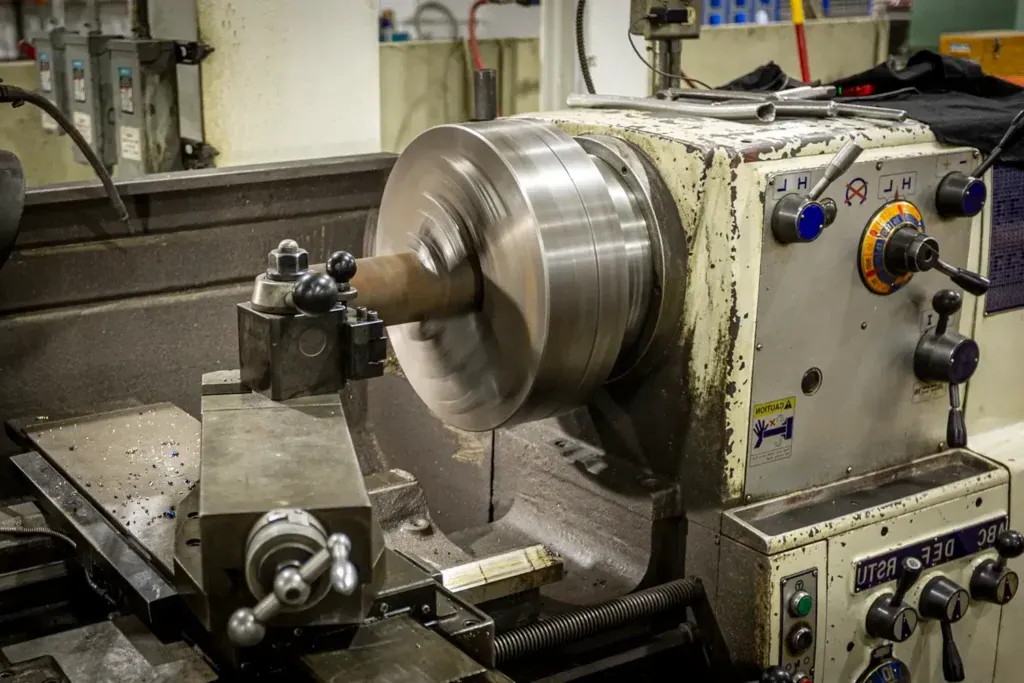 Repairing a cylinder with a machine